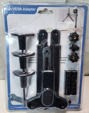 MOUNTUP Universal VESA Mount Adapter Kit Bundle with Single Monitor Wall Mount