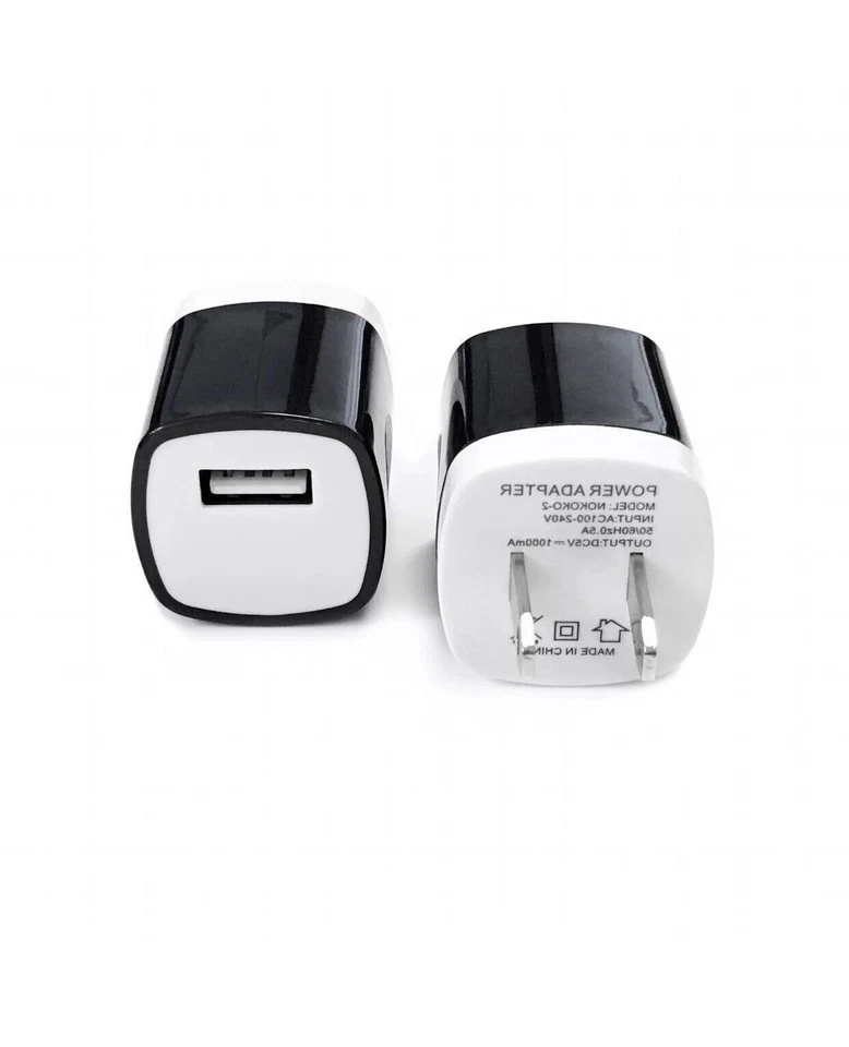 100x 1A USB Power Adapter AC Home Wall Charger US Plug For APPLE Samsung iPhone - Image 3 of 4