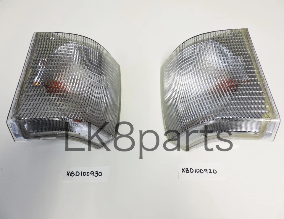 Conjunto de lâmpadas indicadoras de giro dianteiro Land Rover Range Rover P38 XBD100920 e XBD100930 - Imagem 2 de 4