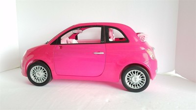 Barbie Fiat 500 Pink Edition 50th Anniversary Car Vehicle Plastic Ebay