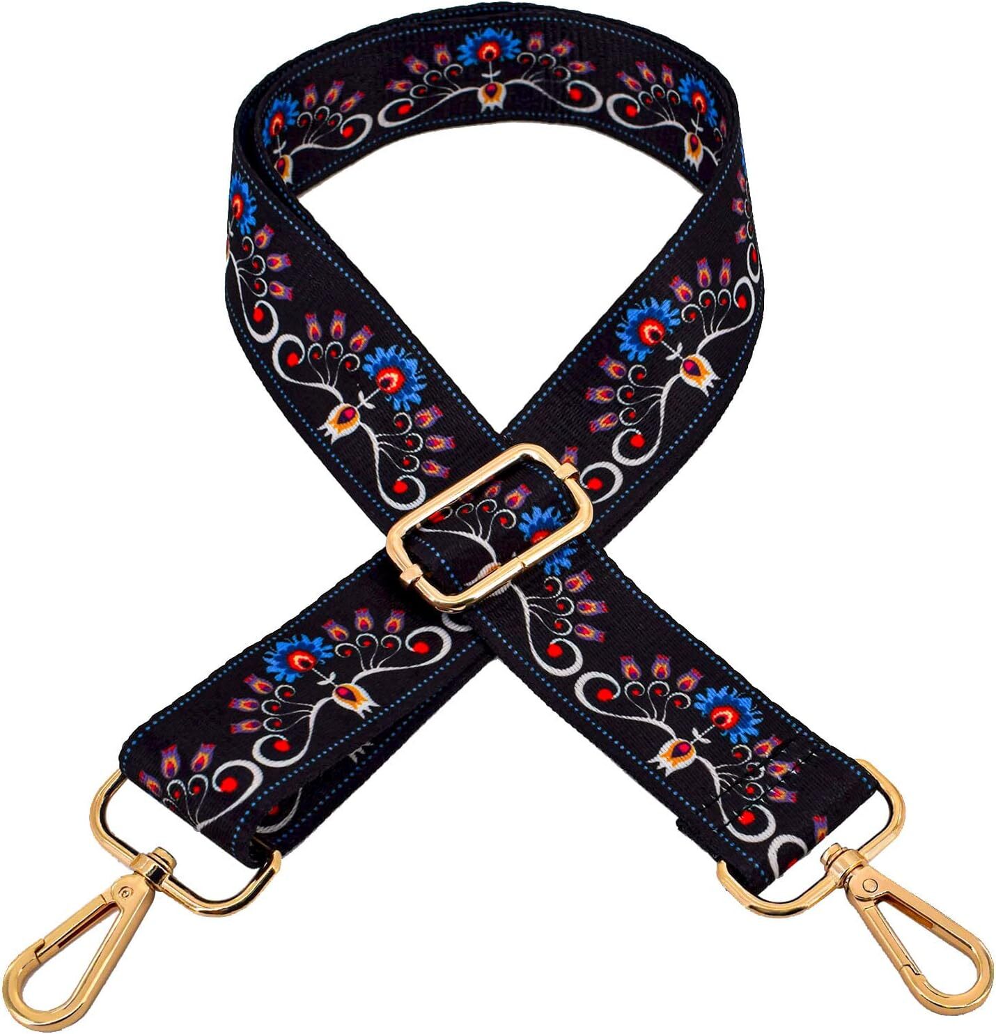 Purse Strap Replacement Crossbody Straps for Purses Guitar Style Multicolor...