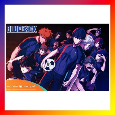 BLUE LOCK Anime POSTER Crunchyroll ISAGI Anime Expo AX Bachira