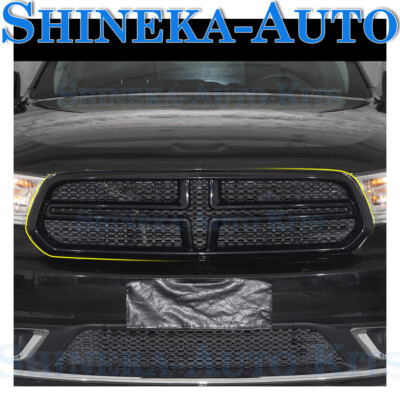 FOR DODGE DURANGO 2011-20 FRONT BUMPER GRILLE COVER TRIM FRAME SHELL BEZELS KIT