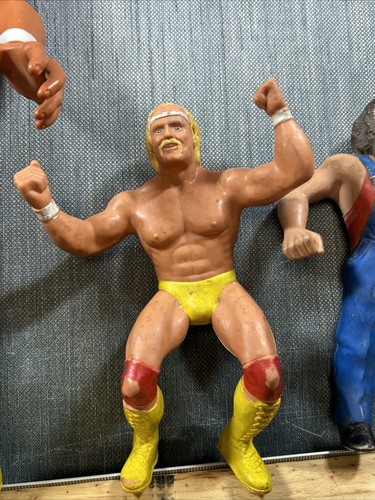 WWF LJN TAG TEAM USA HULK HOGAN & hillbilly Jim wrestling figure lot 80s LOT - Picture 4 of 24