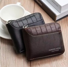 Leather Luxury Zipper Wallet, Card Holders with Coin Pocket, RFID Wallet