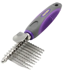 Hertzko Grooming Dematting Comb for Pets - Removes Mats and Tangles - Ideal Dema