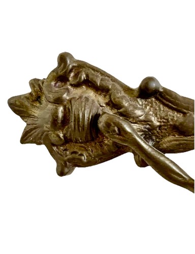 Vintage Crucifix Brass 14.5” Height Altar Cross Church Jesus Antique And Rarely - Picture 6 of 24