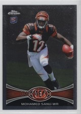 2012 Topps Chrome Mohamed Sanu (Helmet On) #98 3c5
