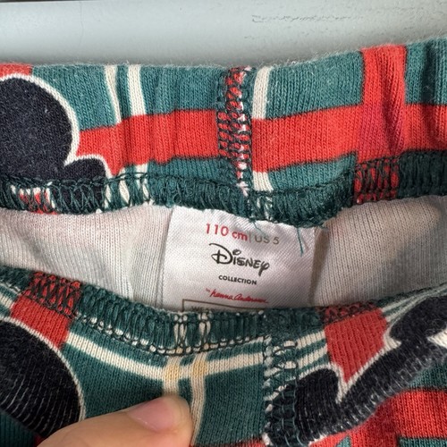 Hanna Andersson Kids Disney Mickey Mouse Holiday Long John Pajama Sets Size 5 - Picture 11 of 14