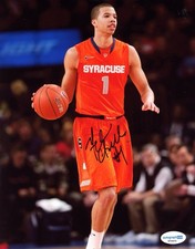 MICHAEL CARTER WILLIAMS SIGNED AUTO BASKETBALL 8x10 PHOTO 76ERS ROY ACOA COA SU