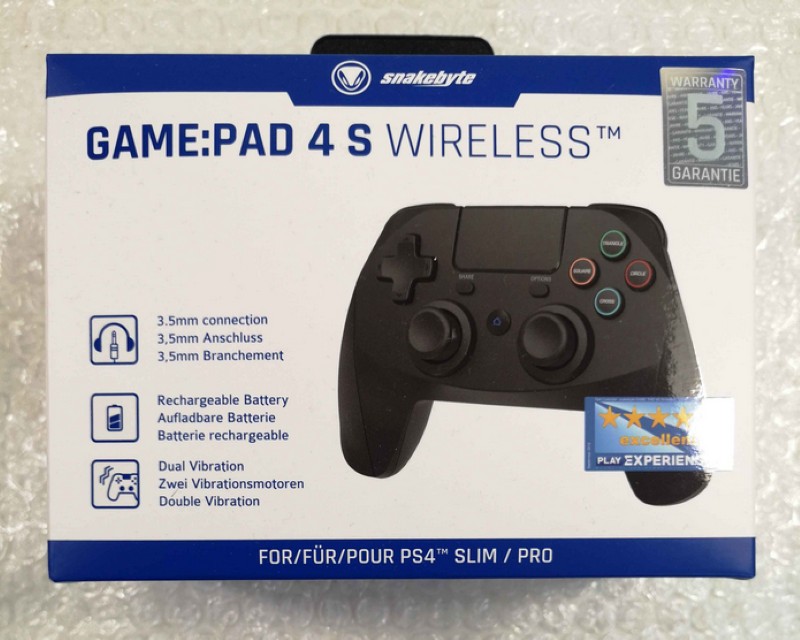 Manette sans fil Snakebyte Game:Pad 4 S pour remplacer votre vieux contrôleur PS4