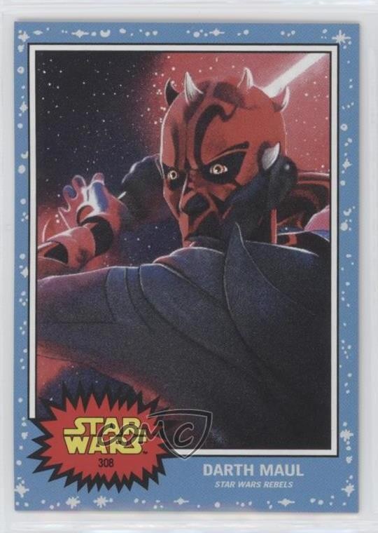 2022 Topps Star Wars Living Set /2741 Darth Maul #308 qf6