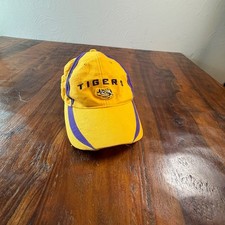 Nike Team LSU Tigers Youth Hat Yellow Purple Cotton Baseball Cap 4831-001-37