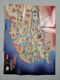 Destiny of an Emperor (NES) Cartridge, Manual, Map & Sleeve Tested Working