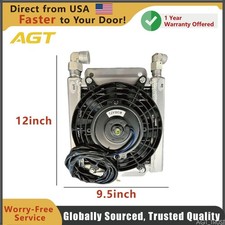 Radiator Plus Hydraulic Fan For AGT 1Ton Mini Excavators Diggers Good H12-QH12SR
