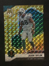 🏈 2021 Panini Mosaic Jason Taylor #266 Man of the Year ⚡💛🔥 Prizm