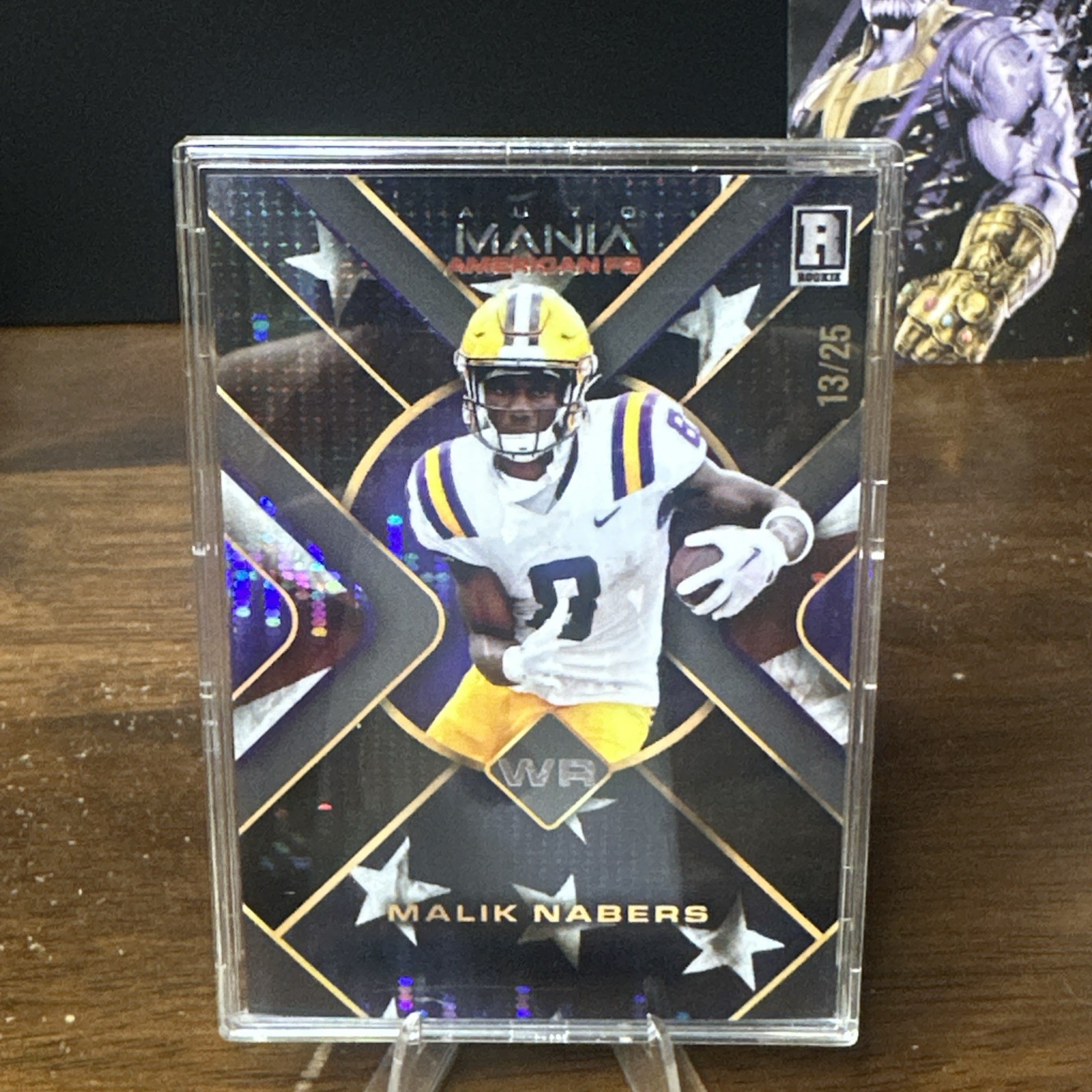 Malik Nabers Wild Card Auto Mania American Football Hobby Autographs #MN Base