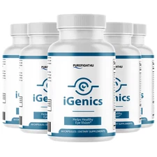iGenics Eye & Vision Health Natural Formula Supplement - I Genics - 5 Bottles
