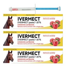 3 Pack In Box Paste Horse Dewormer Apple Flavor wormer Friendly design