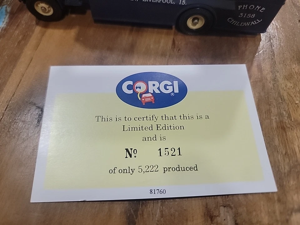 Corgi 97089 Bedford Pantechnicon - John Mason Removals & Storage Liverpool - Image 2 of 4