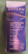 Differin Adapalene Gel 0.1 Acne Treatment 1.6 oz Exp 01/2027 FREE S H