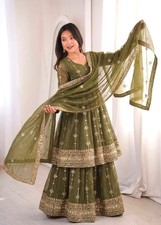 PARTY BOLLYWOOD WEDDING INDIAN DESIGNER PAKISTANI SALWAR KAMEEZ BRIDAL DRESS