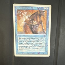 Magic: The Gathering Power Leak Enchantment Blue Regular Wizards Drew Tucker