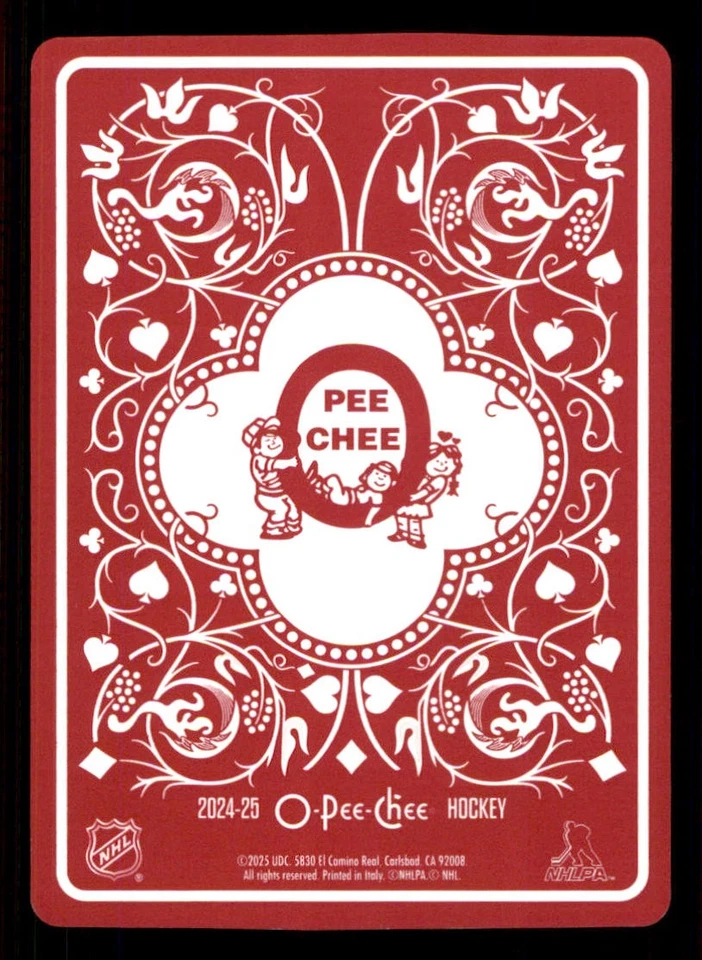 2024-25 O-Pee-Chee Playing Cards #5CLUBS Tage Thompson - Image 2 of 2