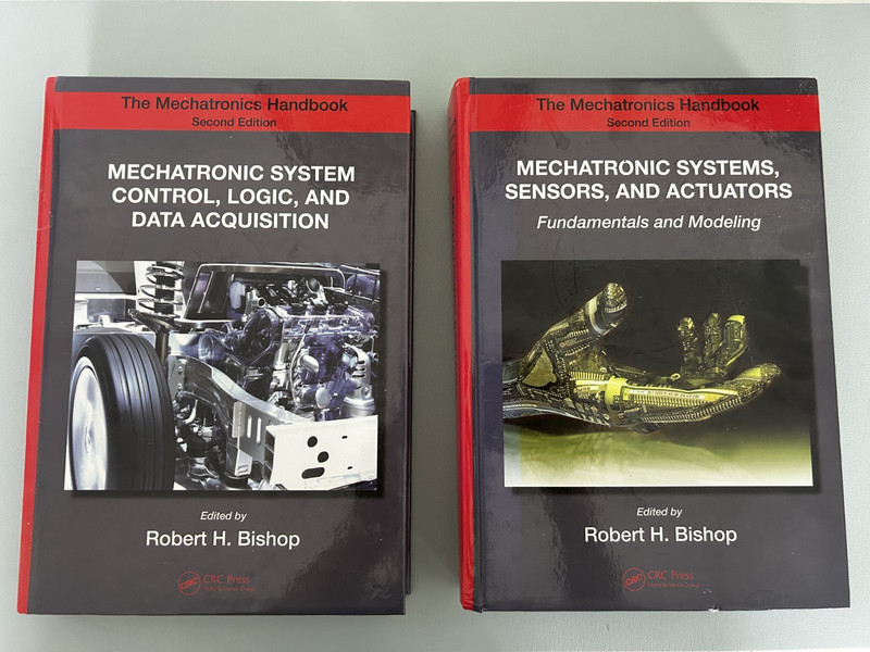 The Mechatronics Handbook, 2nd edition, 2008, set of two reference books