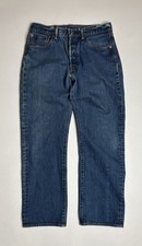 VTG Levi  s 501 Button Fly Blue Denim Jeans Size 30 x 28