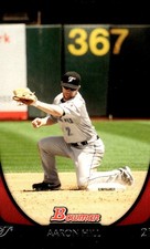 Aaron Hill 2011 Bowman #88 Toronto Blue Jays MLB READ FREE SHIPPING AutographDen