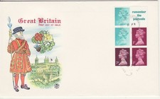 GB Stamps First Day Cover Machin Definitive Booklet Pane x843m STUART 1980
