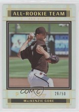 2022 Panini Three and Two All Rookie Team Gold 26/50 Mackenzie Gore #ART-14 17lu