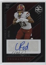 2023 Panini Limited Rookie Silver Spotlight 92/99 Chris Rodriguez Jr Auto x2o