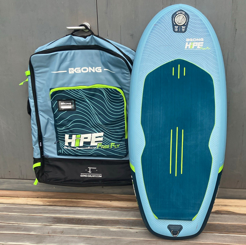 GONG Hipe Free Fly Wing Foil Board Blau inkl. Boardbag