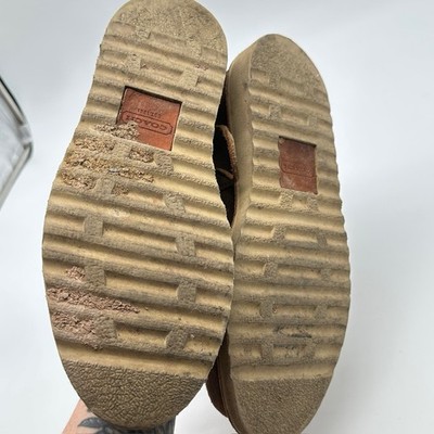 Coach Suede Derek Hiking Boots Brown‎ Leather Lace Up Moc Toe Chukka Mens 9M Coach Suede Derek Hiking Boots Brown Leather Lace Up Moc Toe  main image 4