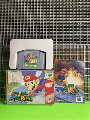 Super Mario 64 Nintendo N64 Complete in Box CIB W/Manual & Box