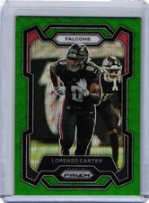 Lorenzo Carter 2023 Panini Prizm #16 Green Wave Atlanta Falcons