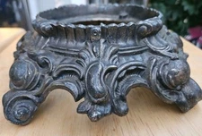 Pitman-Dreitzer Punch Bowl Stand Base 858 Gim Heavy Ornate Part Repair Antique