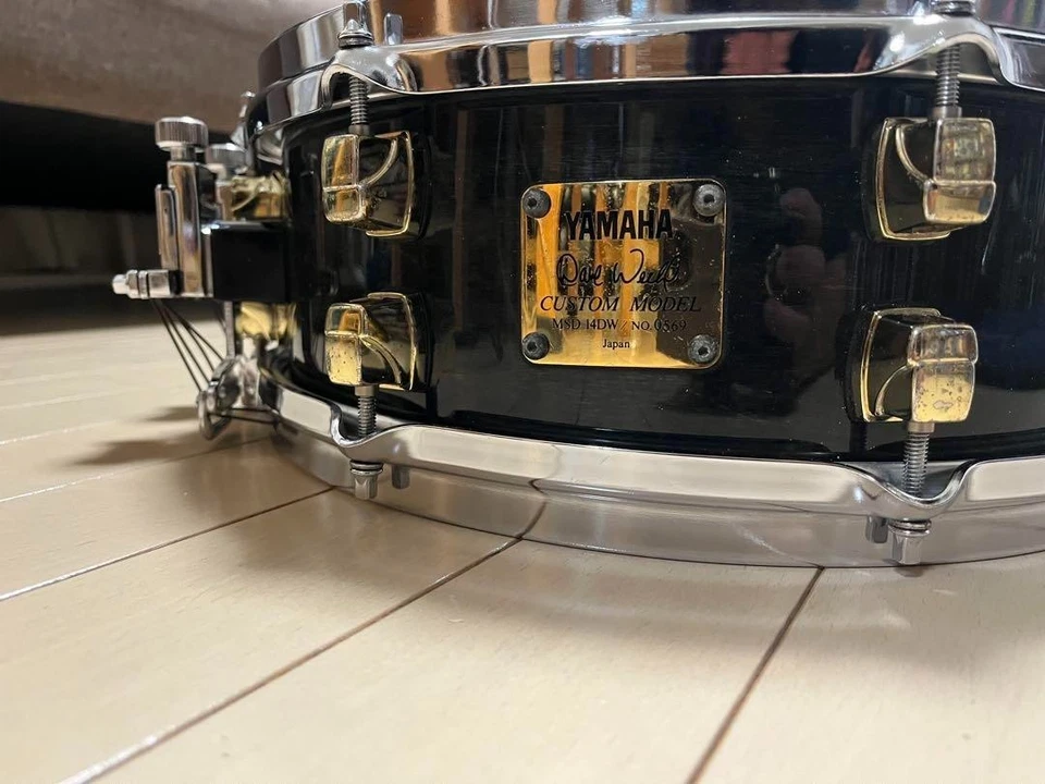 YAMAHA MSD-14DW Dave Weckl Early type Snare Drum with Case - Image 3 of 4