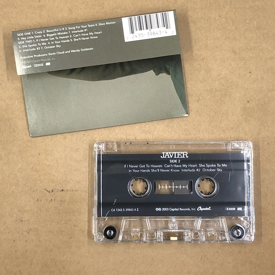 JAVIER COLON Cassette Tape Soul R&B DEBUT ALBUM DEREK TRUCKS BAND THE VOICE Foto 3 de 4