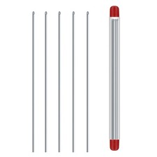 5Pcs hollows Earthworm Hook Needle Baiting Needle drillers Fishing tool