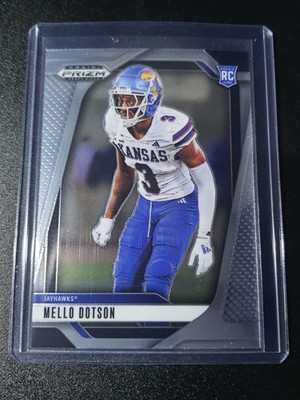 Mello Dotson - Prizm Draft Picks 2025 - Las Vegas Raiders, Kansas Jayhawks - RC