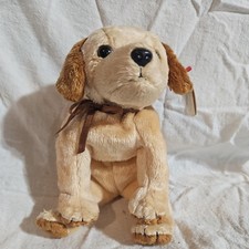 TY Beanie Baby - BADGES the Dog (5 inch) - MWMTs Stuffed Animal Toy