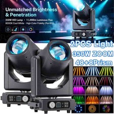 350W ZOOM 56Prism Moving Head LED Gobo Beam Stage Spot Light DJ Disco Party DMX