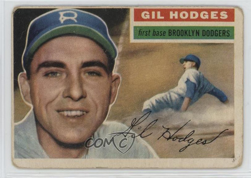 1956 Topps Gil Hodges (Gray Back) #145 HOF