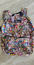 Tokidoki Backpack Character Print Kawaii Anime School READ Zipper Needs Repair