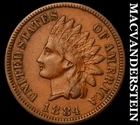 1884 Indian Head Cent-Extra Fine + Scarce Better Date No Reserve #i6534