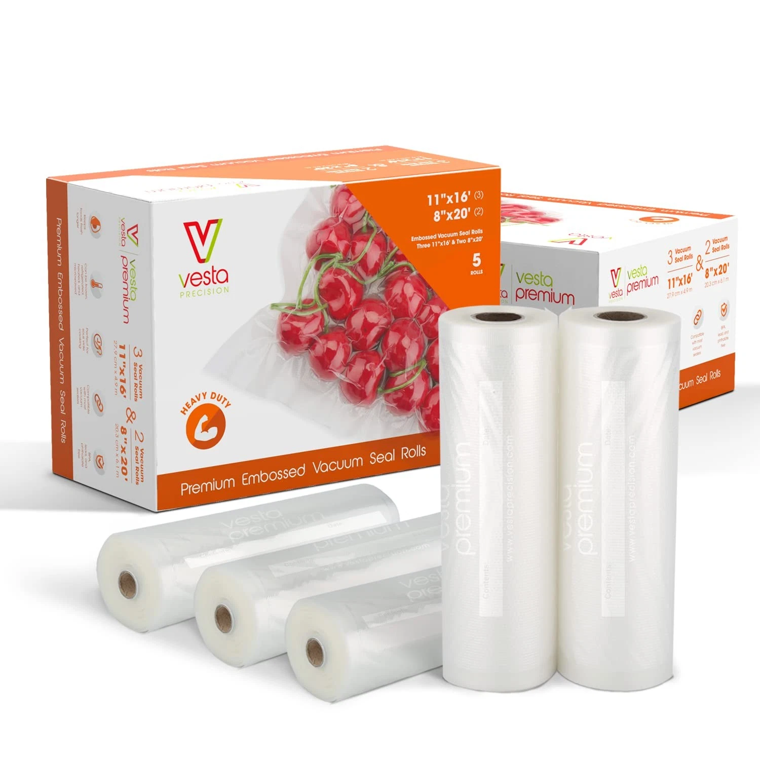 Vesta Precision Premium Vacuum Sealer Bags Rolls - Thumbnail 5