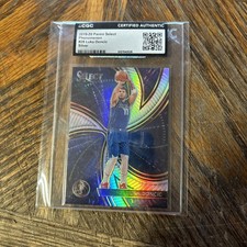 Luka Doncic 2019-20 Panini Select Phenomenon Silver CGC Certified Authentic